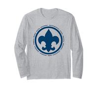 Scouting Fleur De Lis & Scout Law BSA Cub Scouts Logo Maglia a Manica
