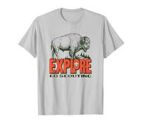 Scouting Fleur De Lis & Scout Law BSA Cub Scouts Logo Maglietta