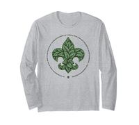 Scouts BSA Outdoor Code Artistic Leaf Design Maglia a Manica