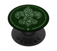 Scouts BSA Outdoor Code Artistic Leaf Design PopSockets PopGrip Adesivo