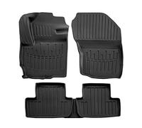 SCOUTT | 3D Tappeti Tappetini Auto In TPE Gomma Su Misura Per C4 Aircross 2012-2017 5 Pezzi, Bordo Alto, Inodore, Colore Nero, Qualità Premium, Impermeabile
