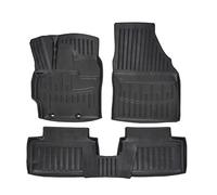 SCOUTT | 3D Tappeti Tappetini Auto In TPE Gomma Su Misura Per Yaris Cross (XP21) dal 2020 5 Pezzi, Bordo Alto, Inodore, Colore Nero, Qualità Premium, Impermeabile