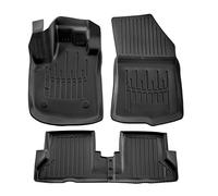 SCOUTT Tappetini Auto in Gomma Su Misura per Dacia Dokker 2012-2021, Set da 4 Pezzi, Tappeti 3D Design con Bordo Alto, Inodore, Qualità Premium