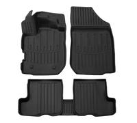 SCOUTT Tappetini Auto in Gomma Su Misura per Dacia Sandero 2012-2020, Set da 4 Pezzi, Tappeti 3D Design con Bordo Alto, Inodore, Qualità Premium