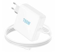 SCOVEE 60 W T-Tip Mac Book Pro Charger, 60 W T-Tip Rapido Adattatore, Compatibile con Mac Book Air & Mac Book Pro 11" e 13" Pollici 2012 ~ 2018, per i modelli A1425, A1435, A1502, A1465