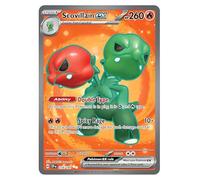 Scovillain ex 216/191 Carta Pokemon ultra rara Full Art | Carte Pokémon lucide | Pokémon EX | Scintille crescenti | Pokemon Scarlatto e Viola | Titan Cards Authenticated