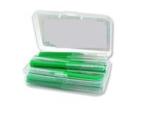 Scovolini 30-50 pezzi/set di stuzzicadenti, bastoncini, pulizia dei denti, filo interdentale, testina, spazzolino in plastica(30pcs-Green)