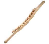 Scovolini Back Scratche Wooden Therapy Massage Tools 36 Beads Leg Body Massager Handheld Stick for Relieves Pain