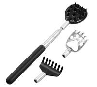 Scovolini Back Scratcher Telescopic Scratching Massager Kit Scraper Extendable Telescoping Itch Massage Relaxation With Detachable Head
