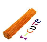 Scovolini Ciniglia 100 pezzi steli di ciniglia scovolini for bambini peluche bastone giocattoli educativi for materiali artistici fatti a mano forniture artigianali fai da te(Gold)