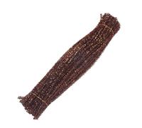 Scovolini Ciniglia 50/100 pezzi bastoncini di ciniglia stelo scovolino for tubi giocattolo educativo artigianale fai da te accessorio artistico fatto a mano(Brown,100pcs)