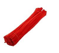 Scovolini Ciniglia 50/100pcs 30 centimetri Steli di Ciniglia Scovolini for Bambini Peluche Bastone Creativo Mestiere Giocattolo Educativo Accessori FAI DA TE forniture artigianali(Red,100Pcs)