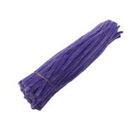 Scovolini Colorati Per Lavoretti 100/200/300 pezzi bastoncini di ciniglia scovolino steli di ciniglia fai da te for decorazioni artistiche creative fai da te(Deep purple,300PCS)