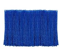 Scovolini Colorati Per Lavoretti 100/300 pezzi di 6 colori blu sfumato scovolini in ciniglia, scovolini for artigianato, set di scovolini for fai da te, arte e artigianato(100pcs glitter blue)