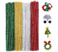 Scovolini Colorati per Lavoretti,430 Pezzi Colorati Scovolini Ciniglia,Colori Scovolini Pipa,Pipe Cleaner di 30cm,Bastoncini Decorativi in Ciniglia per Artigianato Natale Decorazion Fai da Te (B)