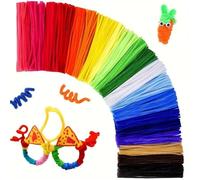 Scovolini Colorati Per Lavoretti Scovolini colorati misti, 300 pezzi, scovolini da 11,8 pollici for artigianato, scovolini for artigianato, decorazioni creative fai da te(Mix color-100pcs)