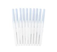Scovolini Dentali 40 pezzi di spazzolini interdentali da 0,4-1,2 mm, strumento for la pulizia dentale in nylon push-pull Per la pulizia(White -0.4mm)