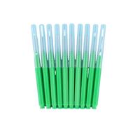 Scovolini dentali 40 pezzi di spazzolini interdentali da 0,4-1,2 mm, strumento for la pulizia dentale in nylon push-pull(Green 0.8MM)