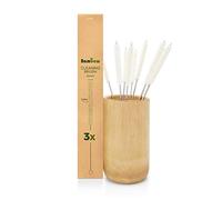 Scovolini Piccoli Set di 3 | Pulire Cannuccia | Pulisci Tubi | Scovolino Piccolo | Scovolino Flessibile | Scovolino Stoviglie | Spazzola Bimby | Spazzole Piccole | Straw Brush | Bambaw
