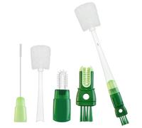 Scovolino per bottiglie 5 in 1 Scovolino per Borraccia,Set di Scovolino per Bottiglie Delle Bottiglie,3PCS Spazzola per la pulizia delle fessure per bagno, cucina, strumento di pulizia multifunzionale