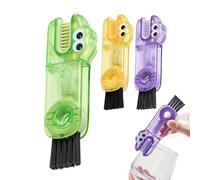 Scovolino Per Bottiglie | Attrezzi Multifunzionali per Pulire Bottiglie - Attrezzo Multifunzionale Ergonomico Per Crepe Di Tazze Spazi Stretti In Cucina Bicchieri