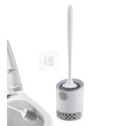 Scovolino Per Water Con Portascovolino,Scopa per WC con Set di Pulizia Bagno | Attrezzi Pulizia Da Parete Per Casa Ufficio Ristorante Hotel Bagno Doccia