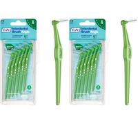 Scovolino TePe, Angle, Verde, 0.8mm/ISO 5, 6pz, pulizia interdentale facile ed efficace, rimozione placca interdentale, per spazi larghi, per gengive forti (Confezione da 2)