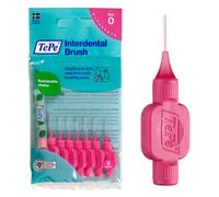 Scovolino TePe, Original, Rosa, 0.4mm/ISO 0, 8pz, rimozione placca, pulizia interdentale efficace, filo interdentale, per spazi stretti