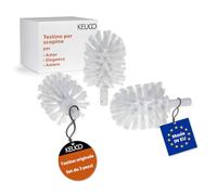 Keuco Testa dello scopino per WC, bianco/nero, Ersatz