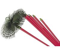 Scovolo in acciaio per camini in kit telescopico Ø 30 cm lunghezza totale 8,4 mt