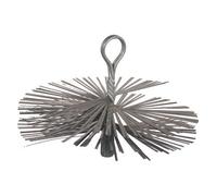 Scovolo Per Camini 'Tondo' In Acciaio Piatto. Per La Pulizia Di Canne Fumarie. Attacco Maschio 12 Ma.