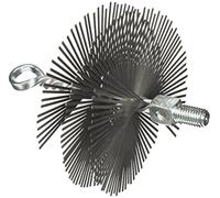 Scovolo Per Camini 'Tondo' In Acciaio Piatto. Per La Pulizia Di Canne Fumarie. Attacco Maschio 12 Ma.