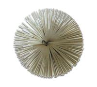 Scovolo Per Camini 'Tondo' In Acciaio Piatto. Per La Pulizia Di Canne Fumarie. Attacco Maschio 12 Ma.