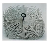 scovolo quadro in acciaio 25x25 cm per pulizia canna fumaria camino caminetto