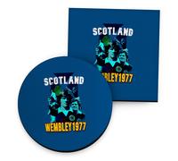 Scozia 1977 Wembley - Bevande Sottobicchiere - Rotondo O Quadrato