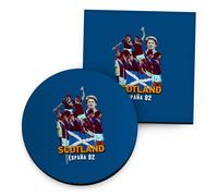 Scozia 1982 Mondo Champions - Bevande Sottobicchiere - Rotondo O Quadrato