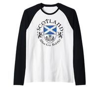 Scozia Alba GU bràth (Scotland Forever) Maglia con Maniche Raglan