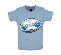 Scozia Bandiera Rugby Sfera - Bambino T-Shirt / Body - Scozzese 6 League