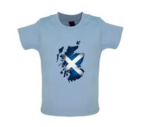 Scozia Bandiera Sovrastrato - Bambino T-Shirt / Body - Scozzese Snp Capitale