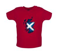 Scozia Bandiera Sovrastrato - Bambino T-Shirt / Body - Scozzese Snp Capitale