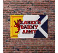 Scozia - Bandiera Tartan Clarke's Barmy Army 5x3 Piedi