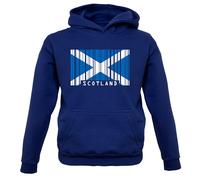 Scozia Codice a Barre Bandiera - Bambini Felpa/Maglione - Scozzese Edimburgo