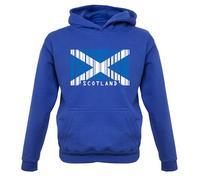 Scozia Codice a Barre Bandiera - Bambini Felpa/Maglione - Scozzese Edimburgo