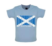 Scozia Codice a Barre Bandiera - Bambino T-Shirt / Body - Scozzese Edimburgo