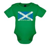Scozia Codice a Barre Bandiera - Bambino T-Shirt / Body - Scozzese Edimburgo