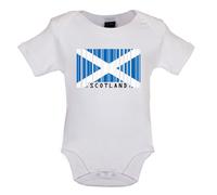 Scozia Codice a Barre Bandiera - Bambino T-Shirt / Body - Scozzese Edimburgo