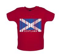 Scozia Codice a Barre Bandiera - Bambino T-Shirt / Body - Scozzese Edimburgo
