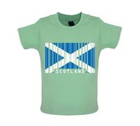Scozia Codice a Barre Bandiera - Bambino T-Shirt / Body - Scozzese Edimburgo