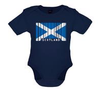 Scozia Codice a Barre Bandiera - Bambino T-Shirt / Body - Scozzese Edimburgo