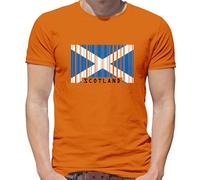 Scozia Codice a Barre Bandiera - T-Shirt - Scozzese Edimburgo Bandiere Città Amo